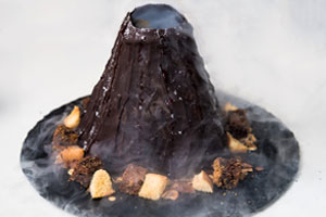 kazan volcano blast dessert